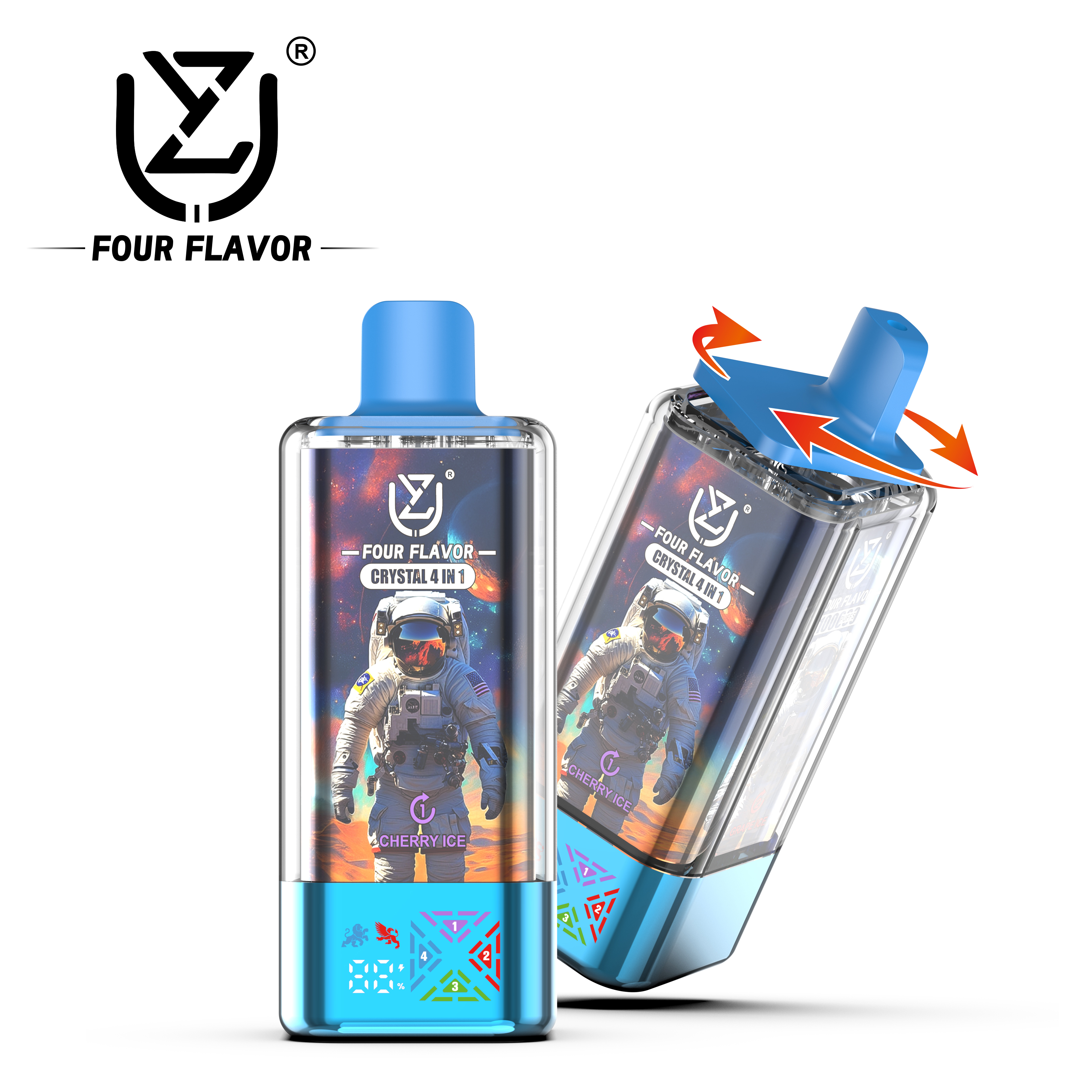 UZY Crystal  4in1 100K Puffs Prefilled Vape |  Rechargeable