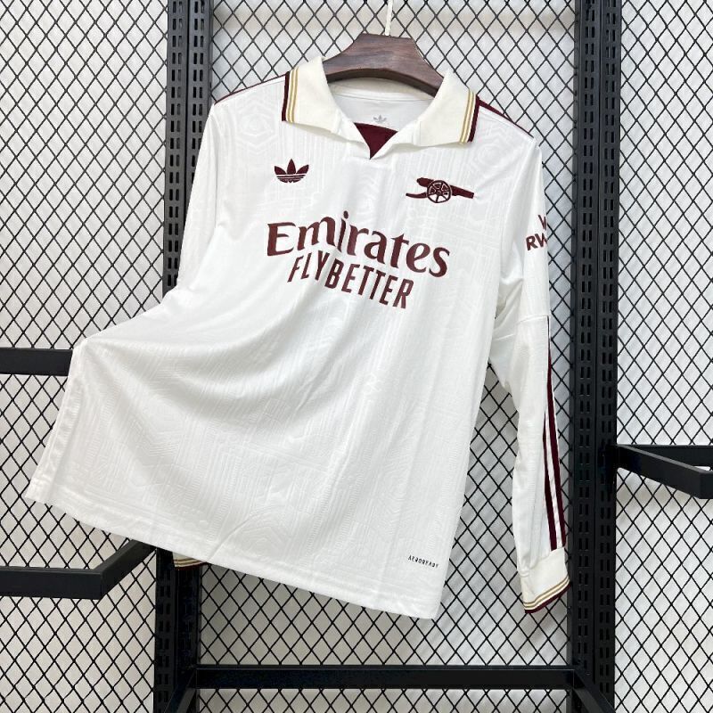 Arsenal Soccer Jersey Third Away Long Sleeve Custom Shirt 2025/26