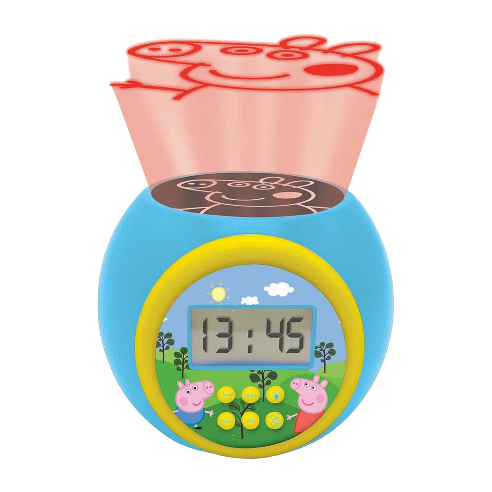 LEXIBOOKBudzik Świnka Peppa Lexibook, z projektorem, ekran LCD