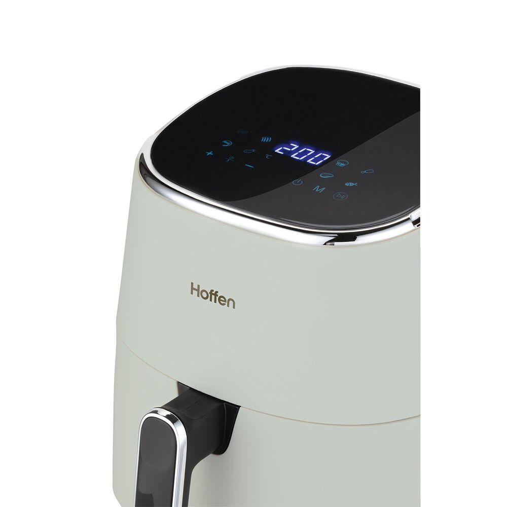 HOFFEN Air Fryer Frytkownica beztłuszczowa Hoffen, 1500 W, 5 l, kremowa matowa