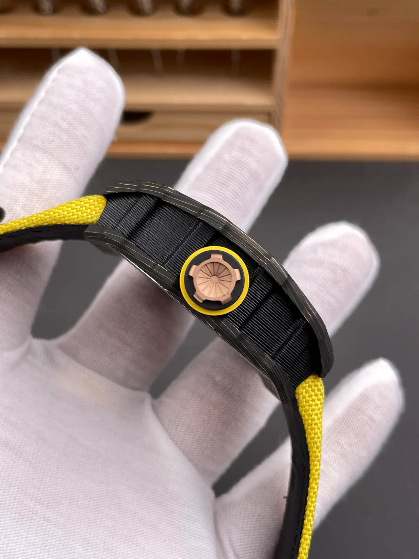 RM12-01 Carbon Fiber Yellow