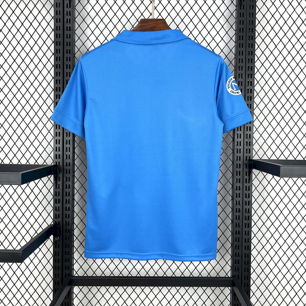 Napoli Retro Soccer Jersey Home Custom Maradona Shirt 1987-88