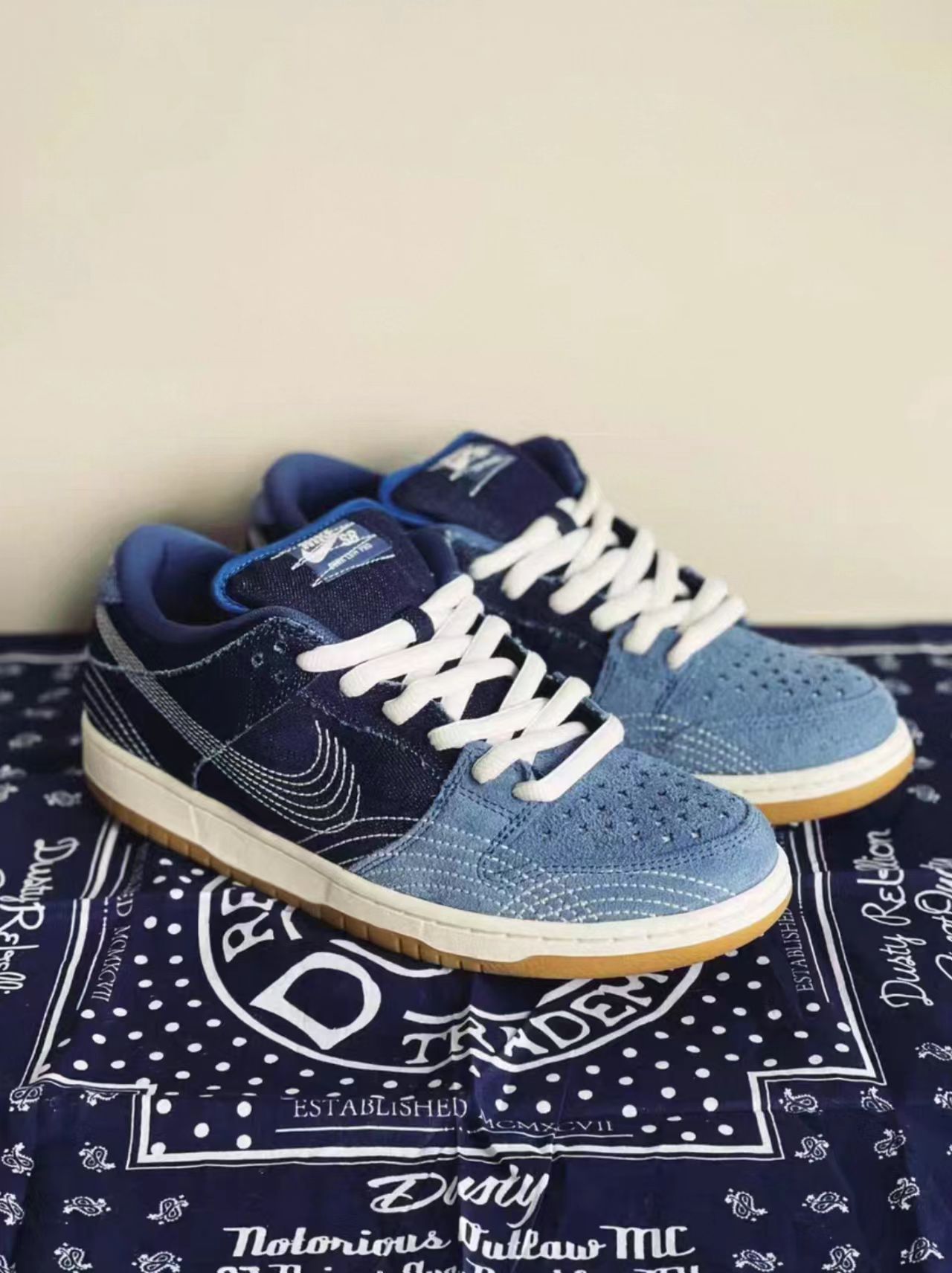 Nike SB Dunk Low Pro PRM "Denim Sashiko"