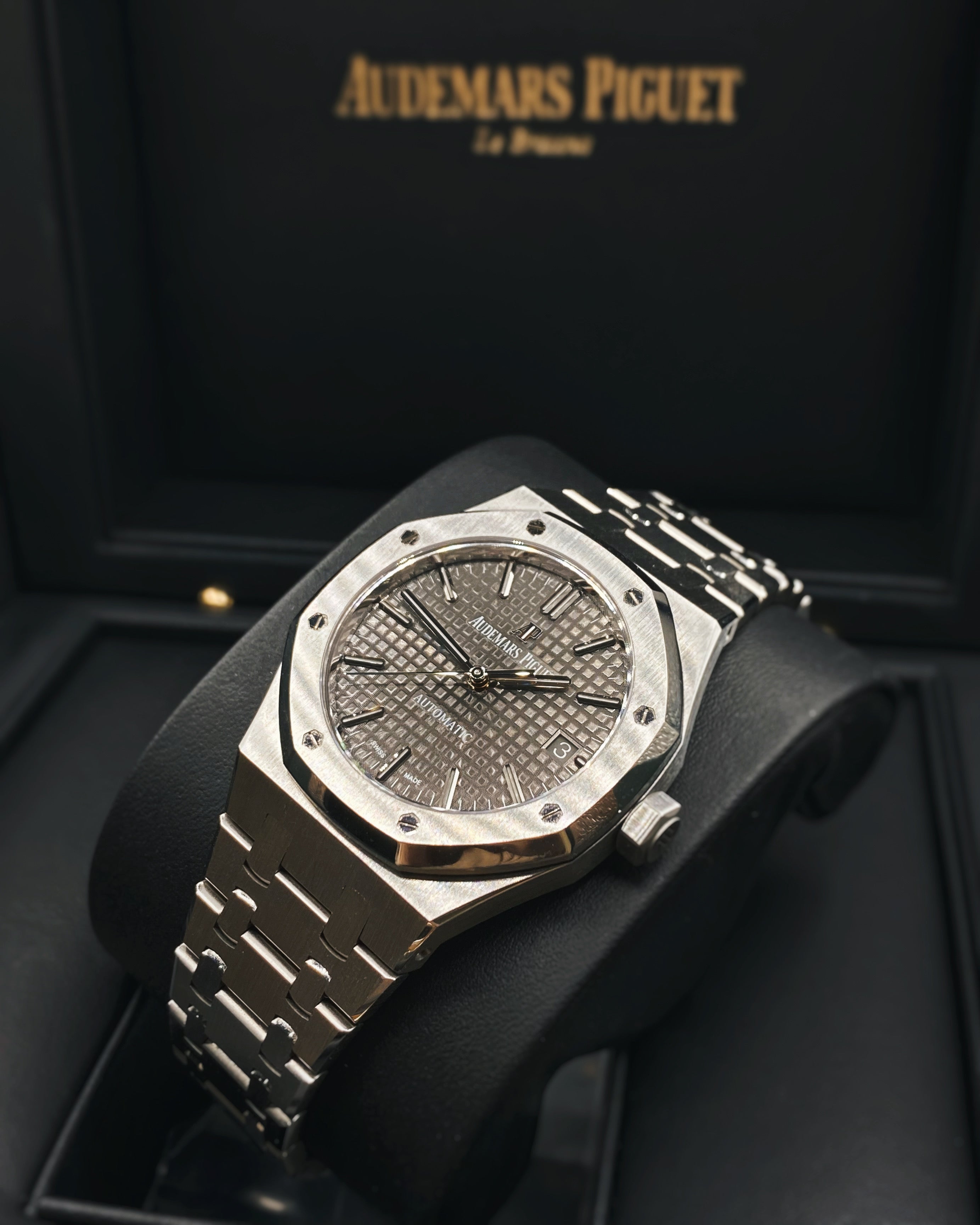 [2026 Mirror Grade]Audemars Piguet Royal Oak Selfwinding, Grey dial, 37mm, Stainless steel, 15450ST.OO.1256ST.02