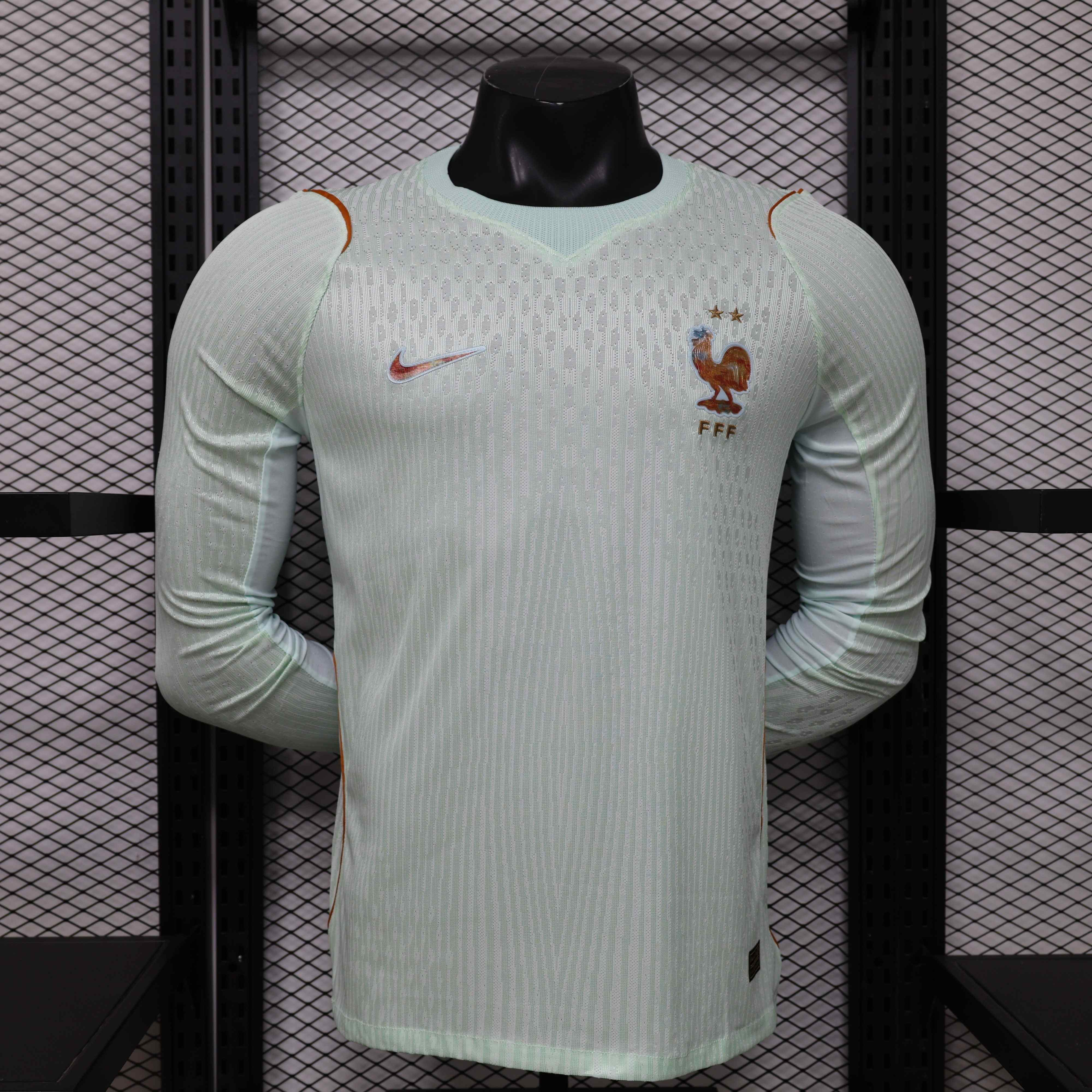 France Authentic Football Jersey Away Long Sleeve Shirt World Cup 2026