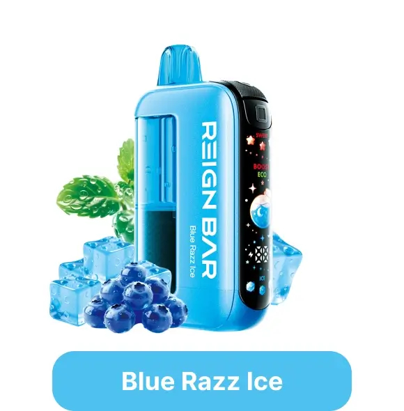 Reign Bar -- Blue Razz Ice 50 000!