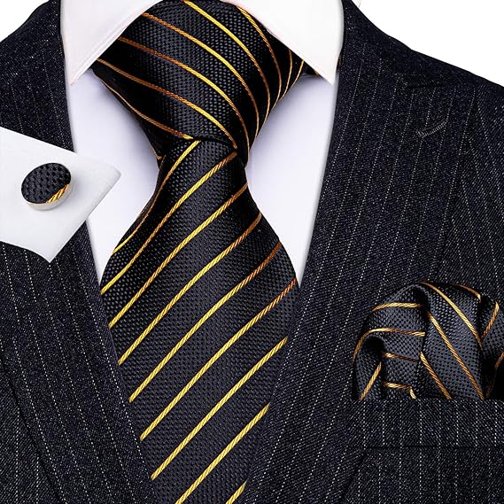 JERMYN Tie Sets for Men Silk