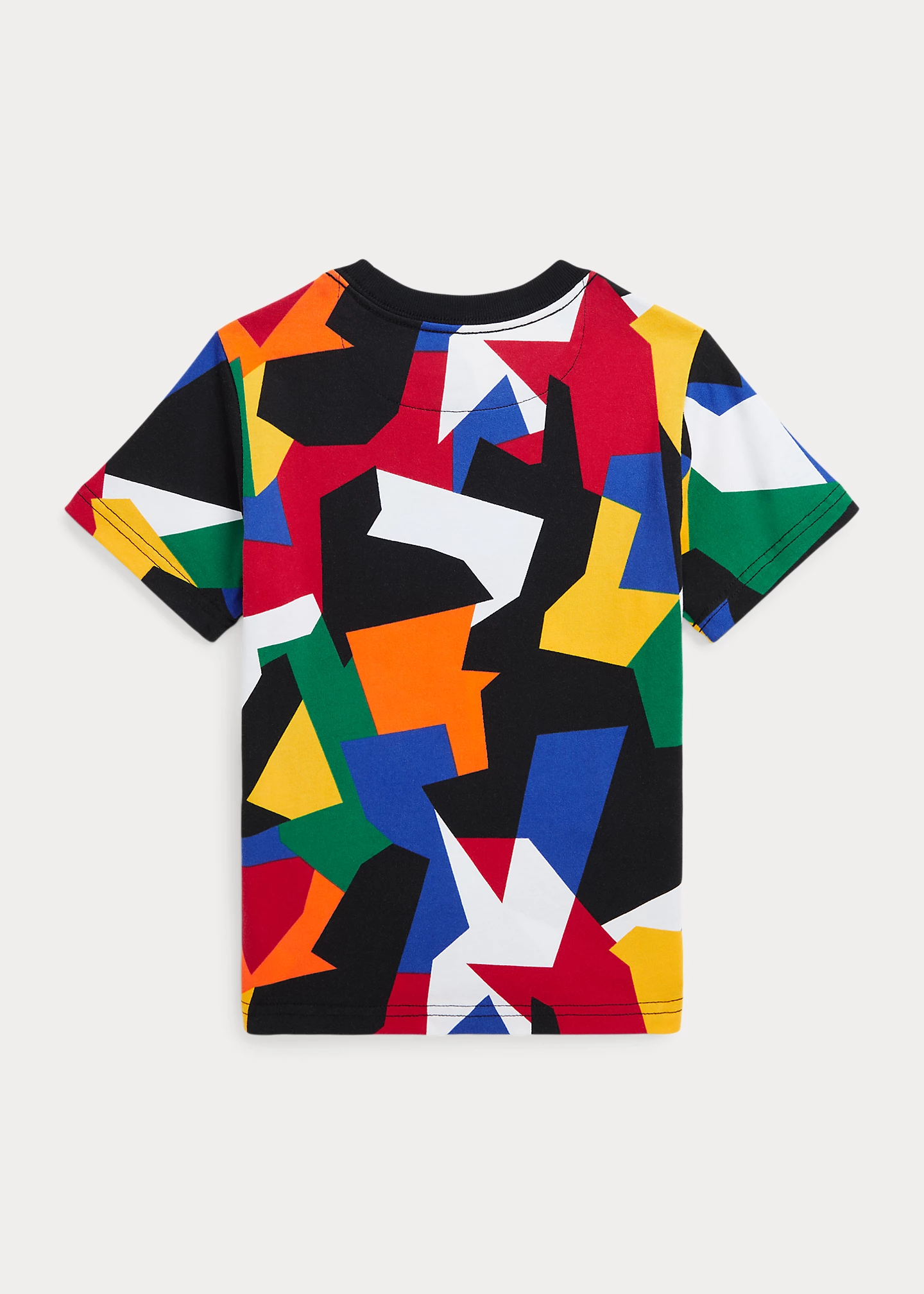 Abstract-Print Cotton Jersey Tee