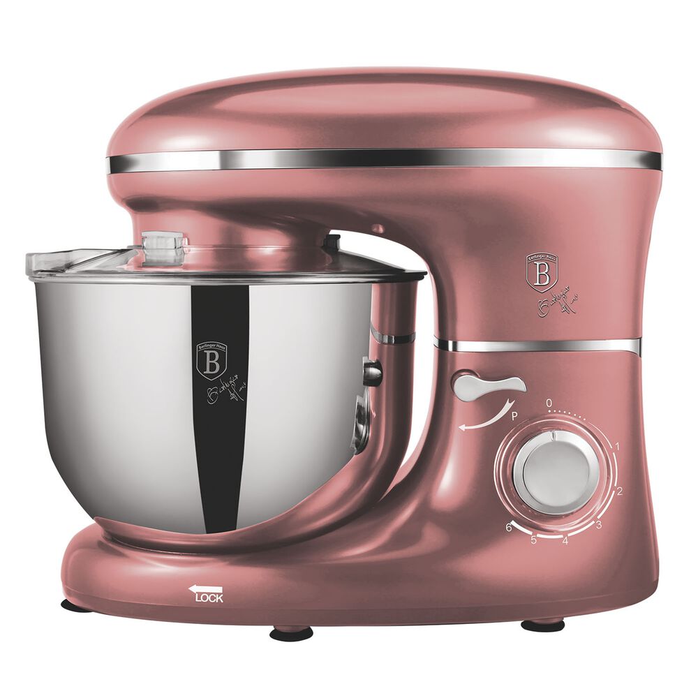 BERLINGERHAUS Robot planetarny BerlingerHaus I-Rose, 1300 W, 6 l, 3 końcówki