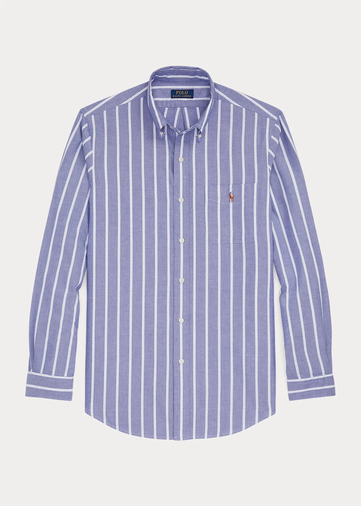Classic Fit Striped Oxford Shirt