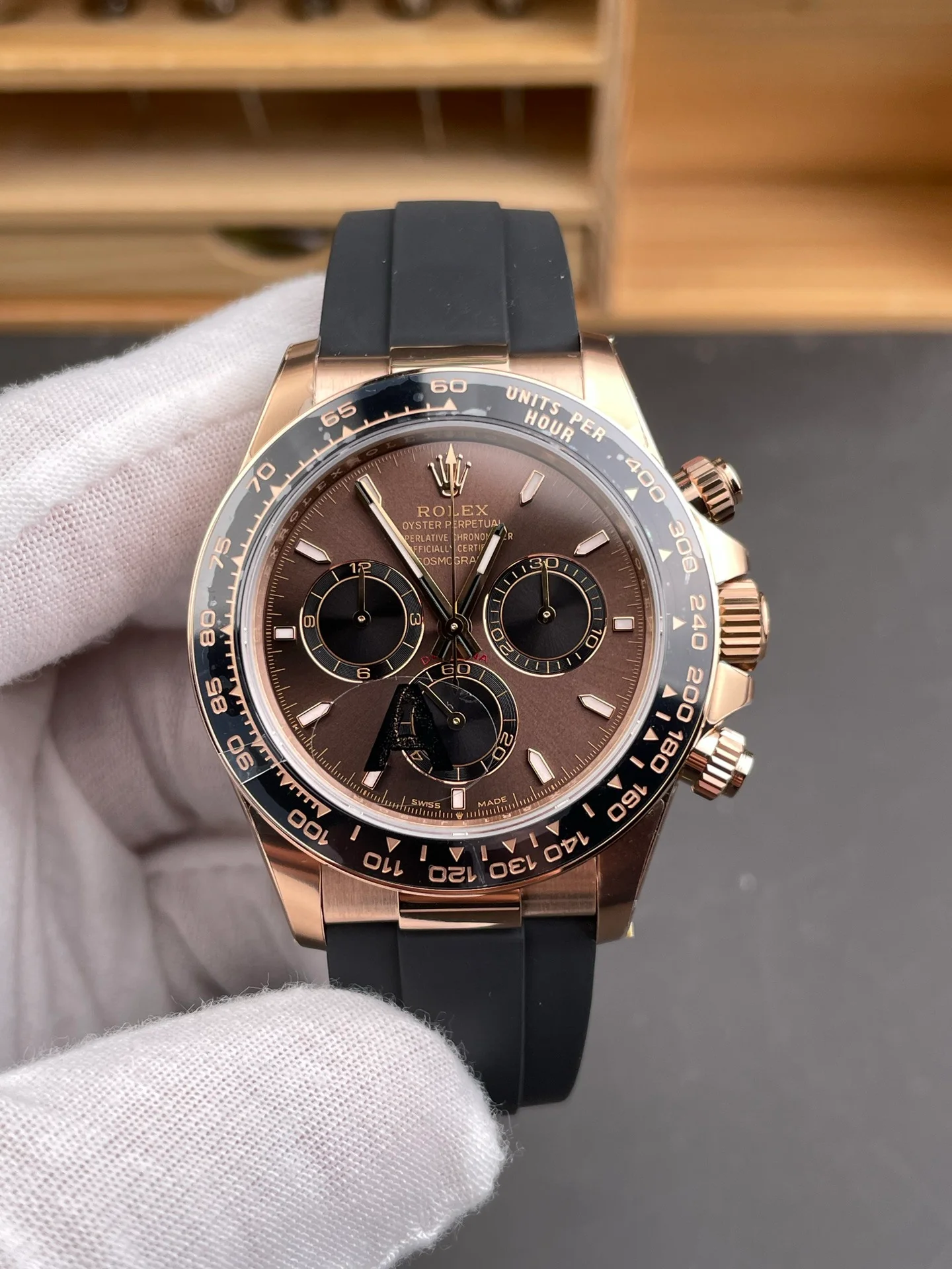 New Chocolate Daytona Rose Gold
