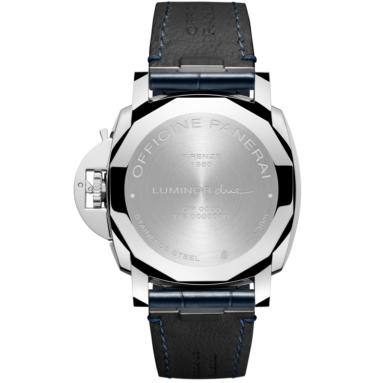 [2026 Mirror Grade]Luminor Due Blue Alligator Strap 42mm