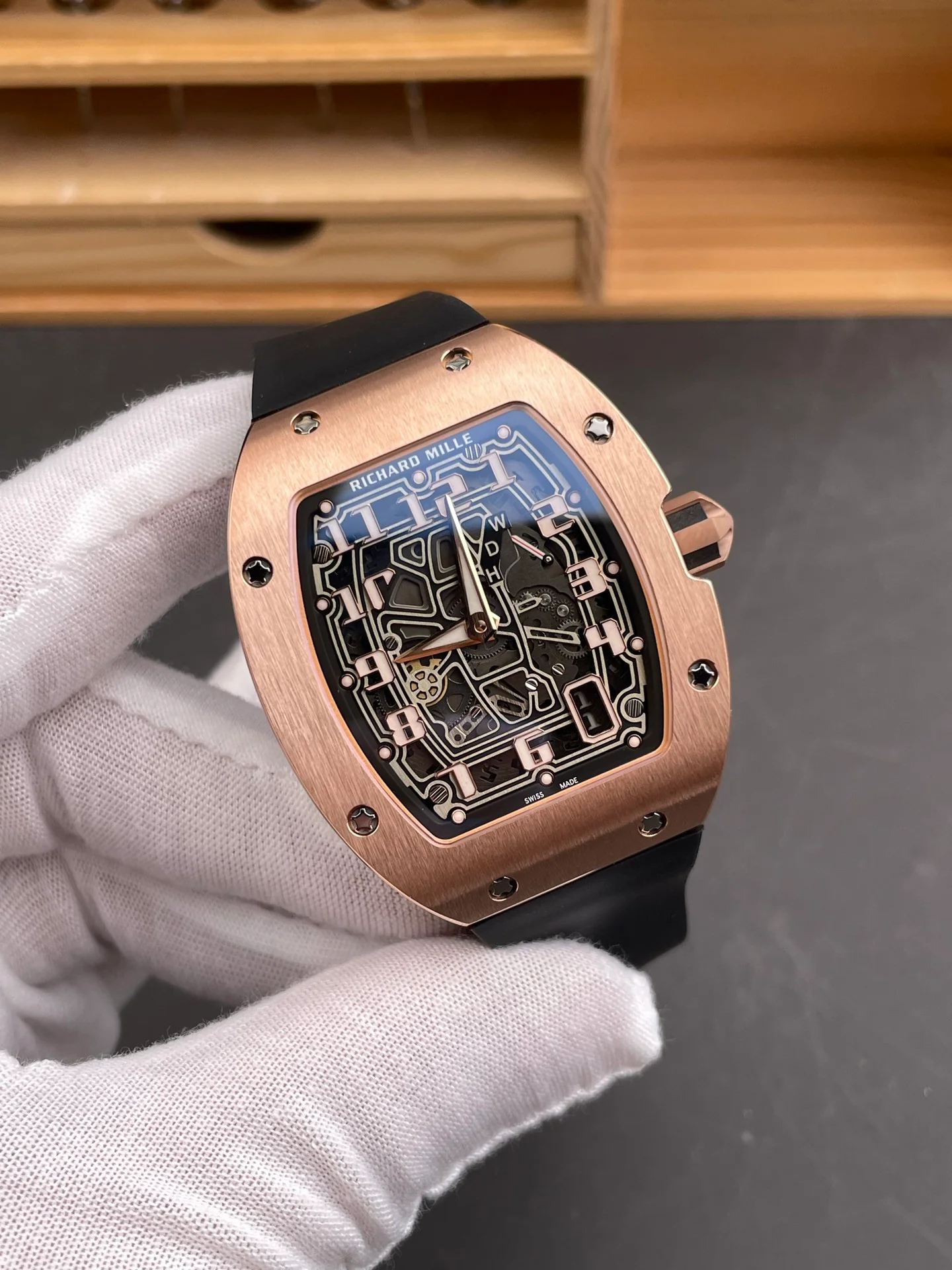 RM67-01 Rose Gold Case