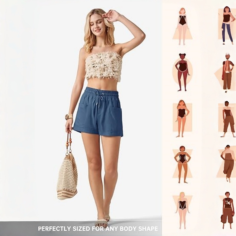 Women's Linen Shorts