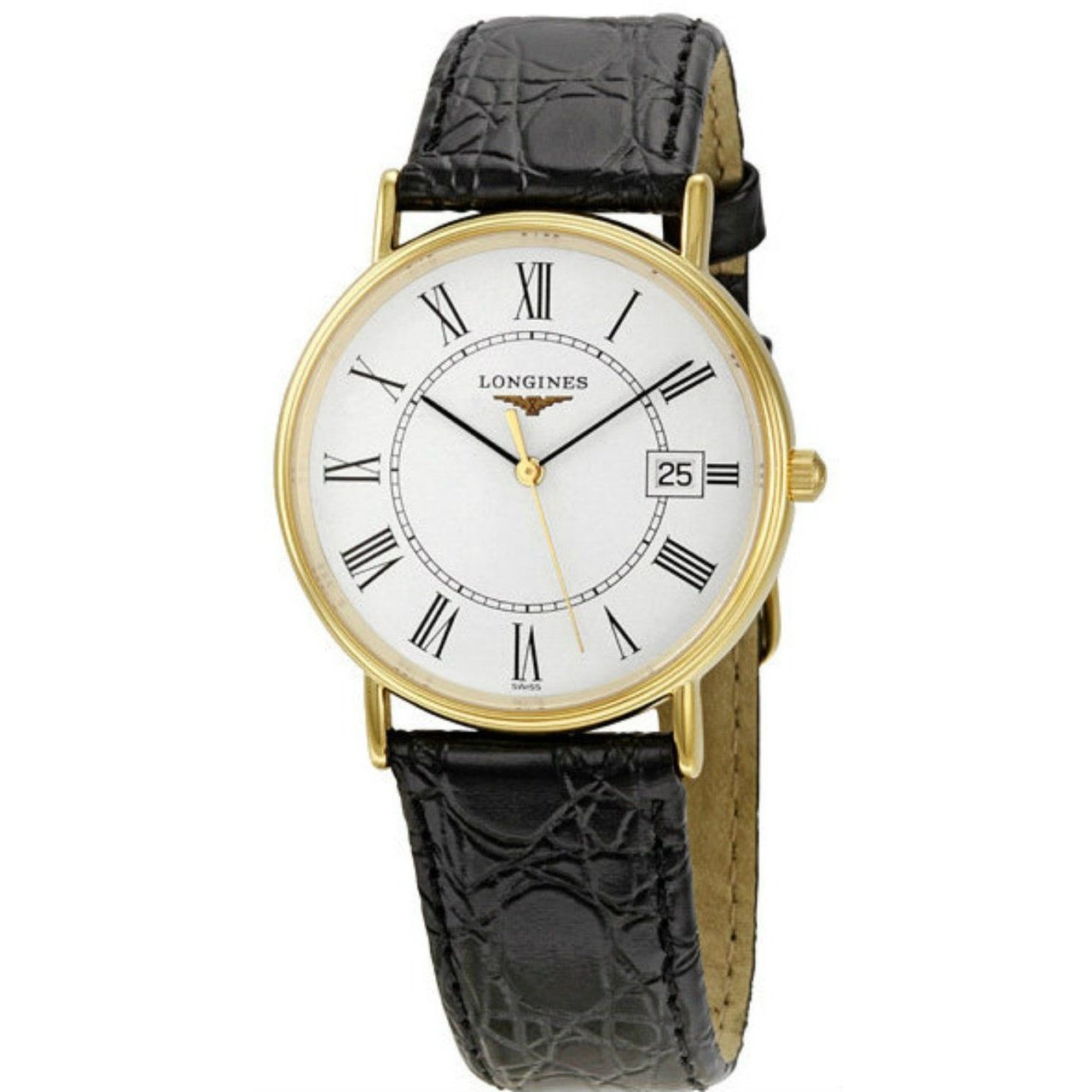 [2026 Mirror Grade]Longines Men's L48192112 La Grande Classique Black Leather Watch