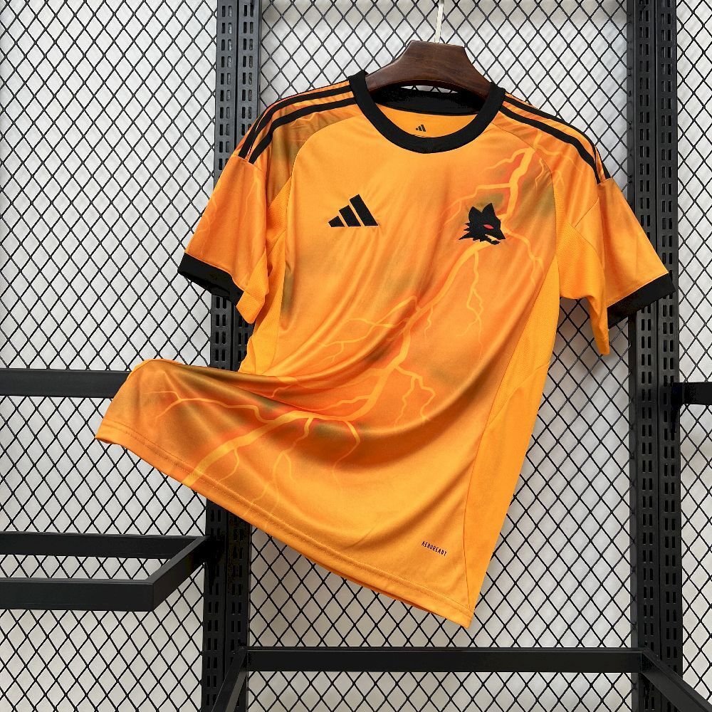 Roma Soccer Jersey Away Custom Shirt 2025/26