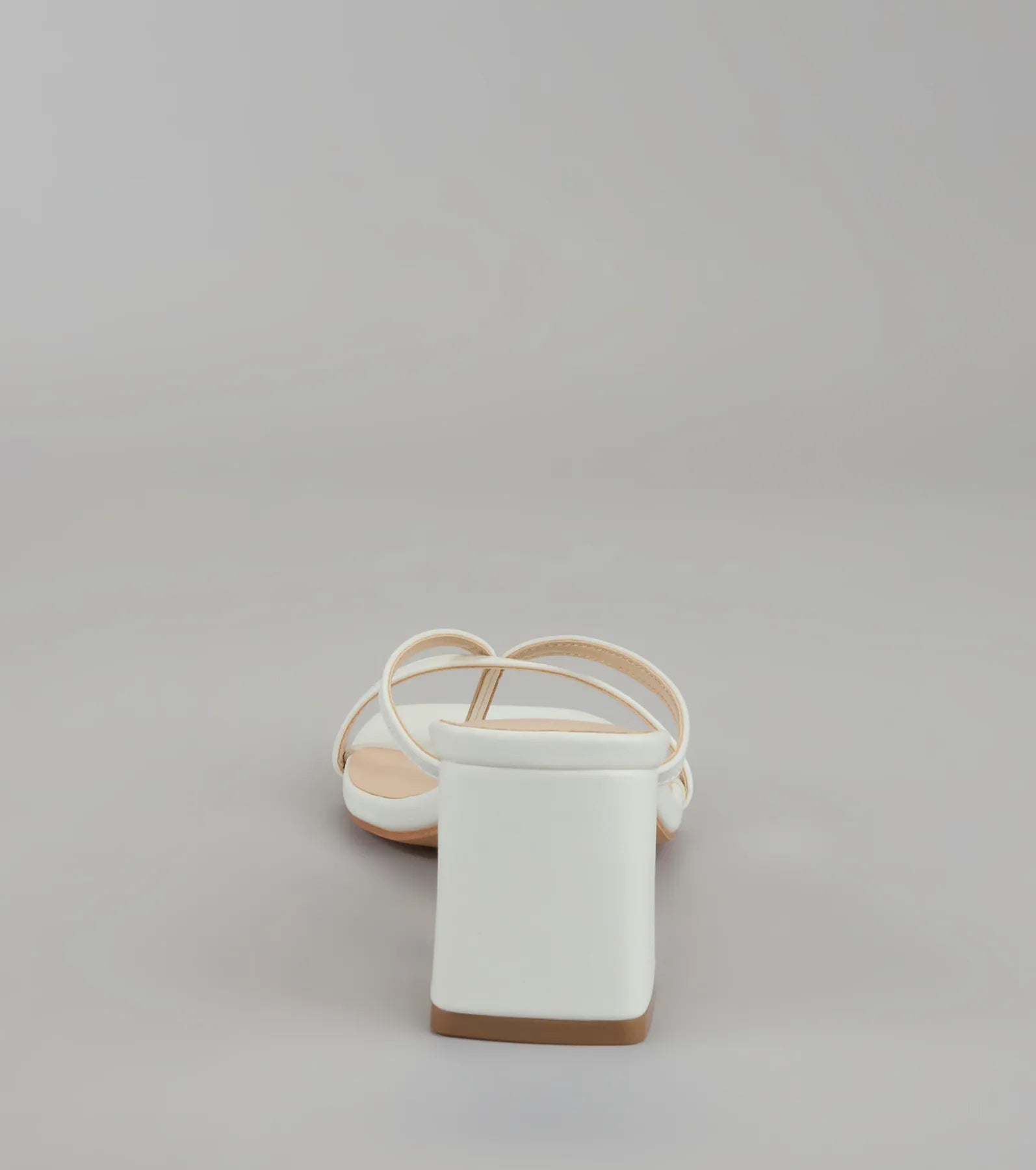 Can’t Talk. Busy Strutting Block Heel Mules