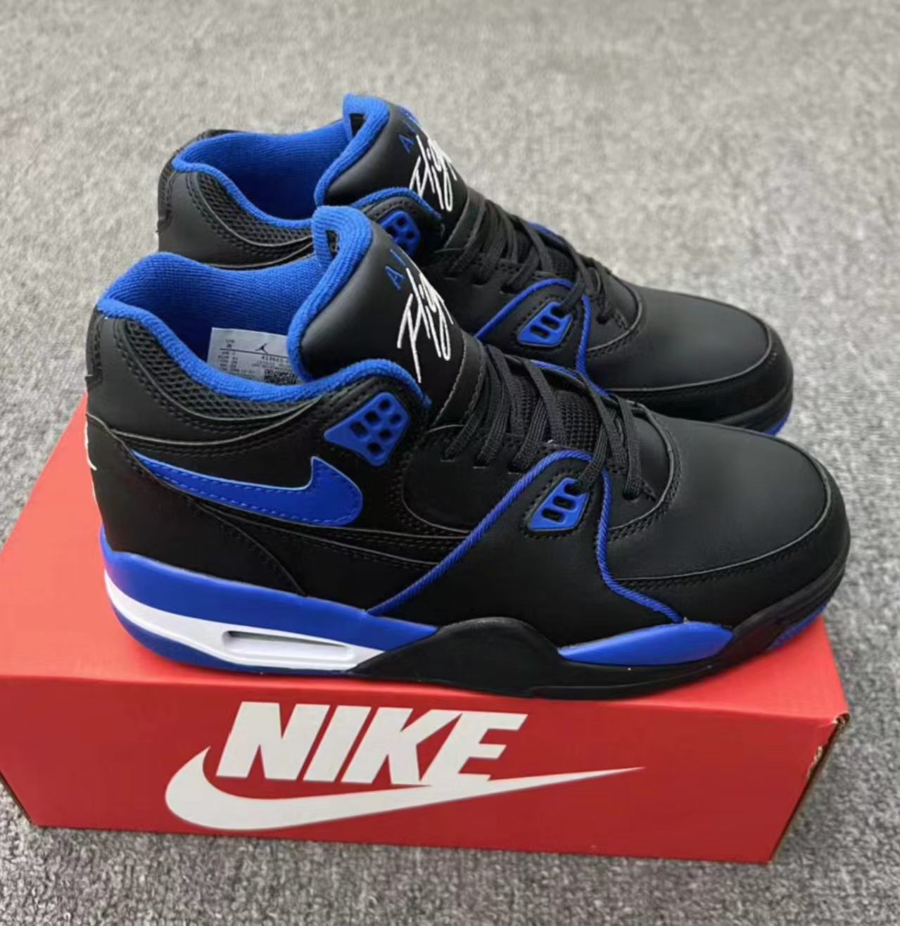 Nike Air Flight 89 Black Royal Blue White