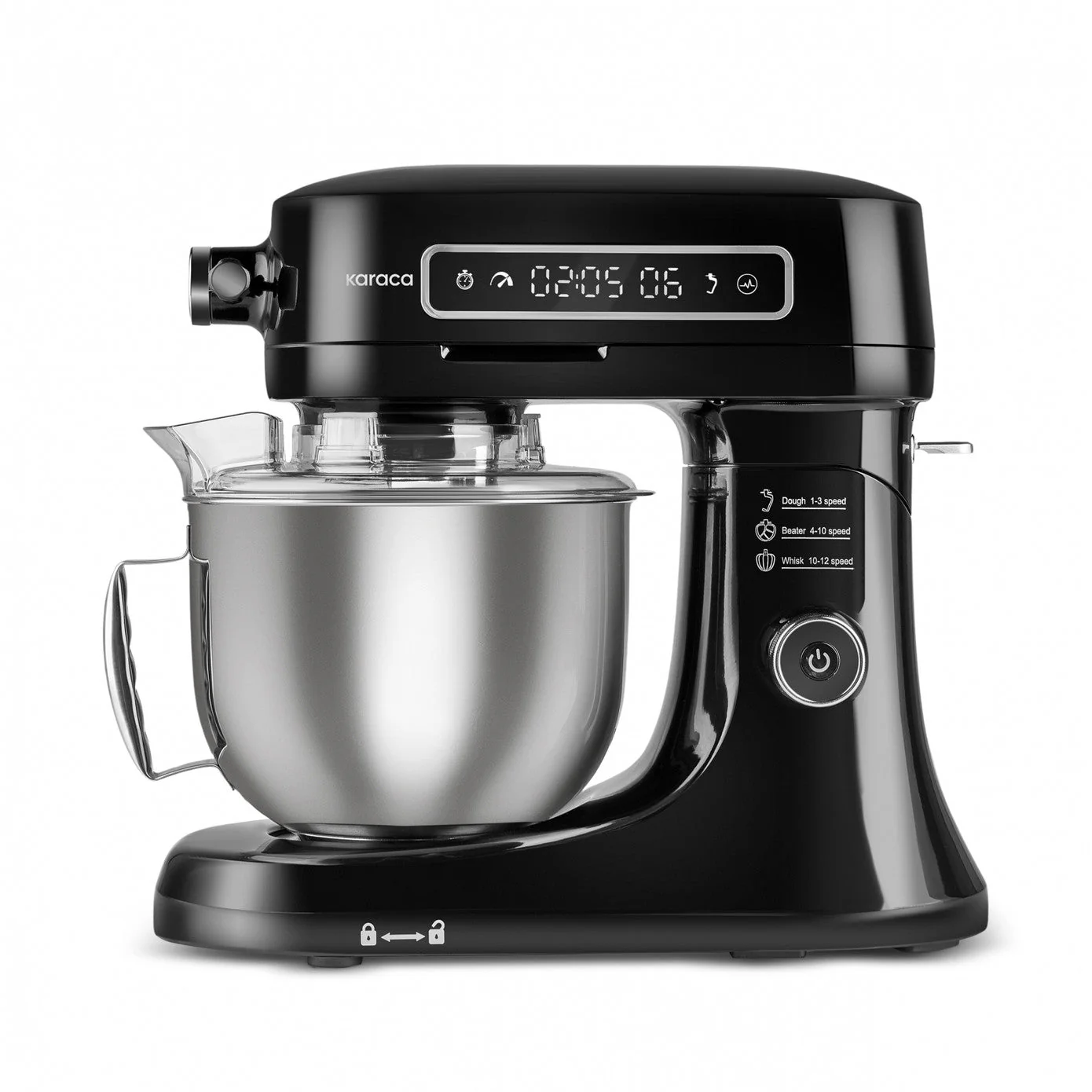 Karaca Pro Artisan Digital Display Cuisinière en Fonte 1600W Noir