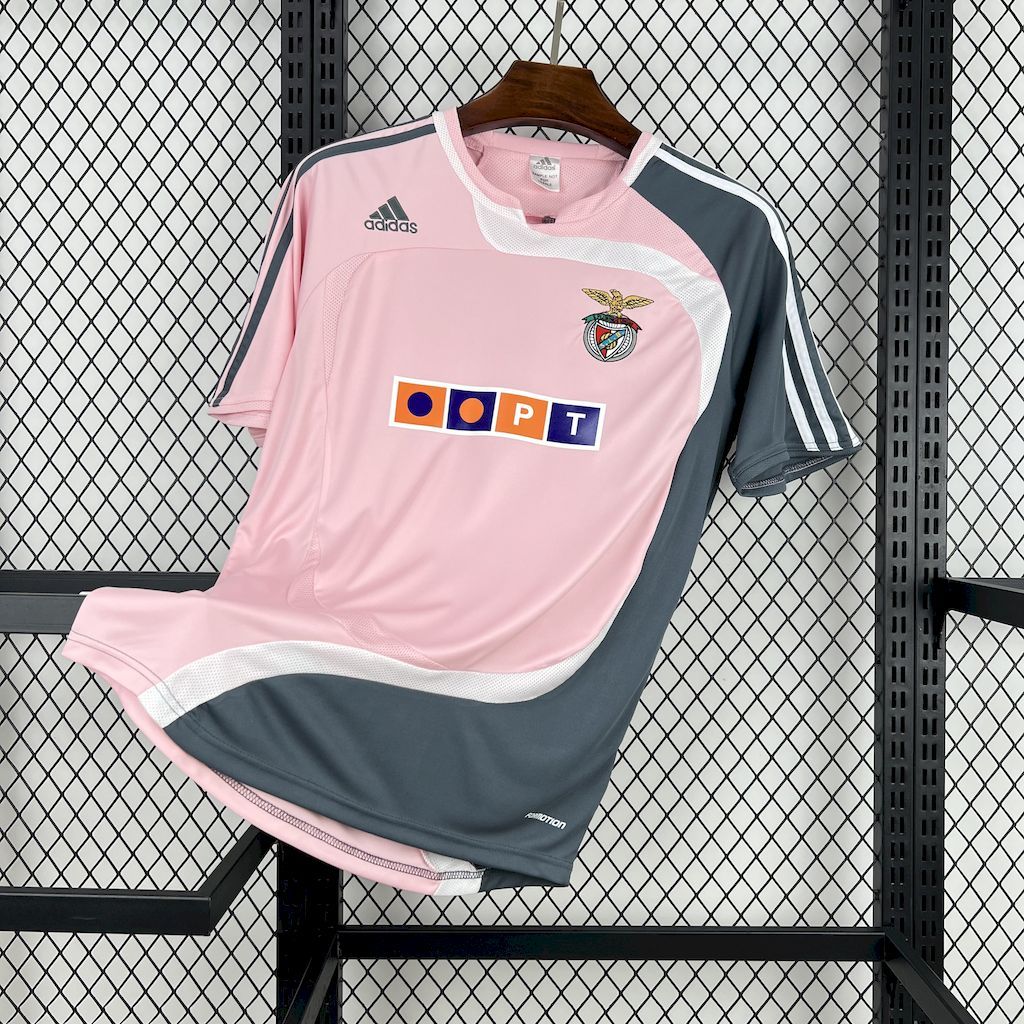 Benfica Retro Soccer Jersey European Away Custom Shirt 2007/08