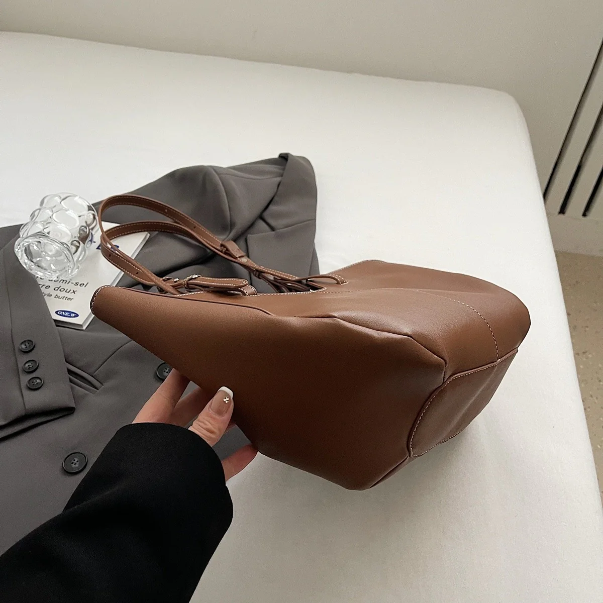 June Vegan Leather Tote