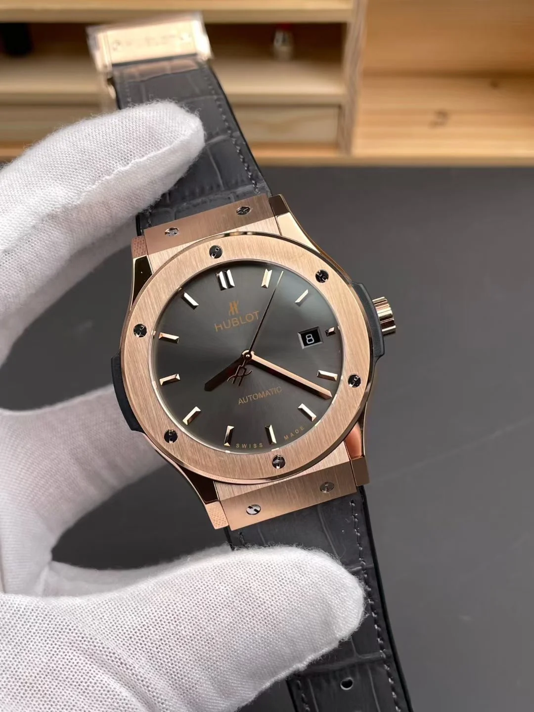 Classic Fusion 1st Gen Rose Gold Grey Dial