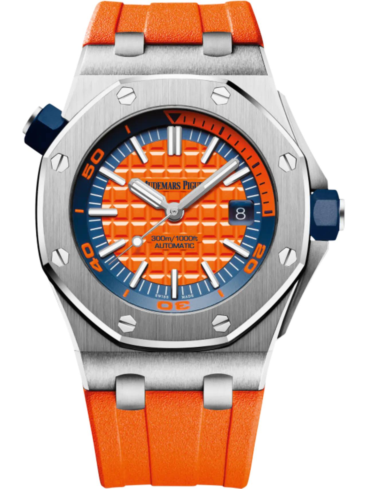 [2026 Mirror Grade]Audemars Piguet Offshore Diver Orange Dial 42mm 15710ST.OO.A070CA.01