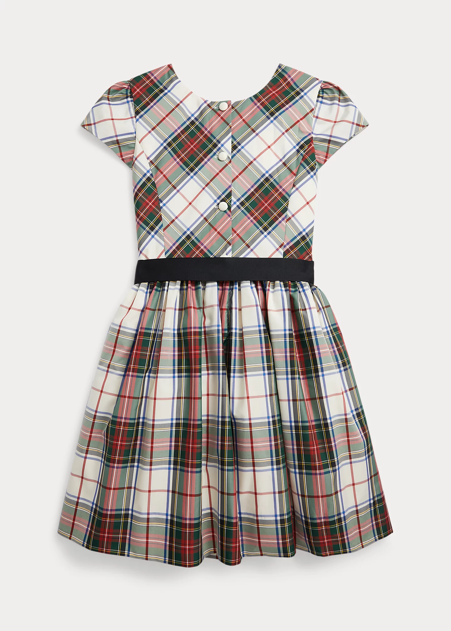 Plaid Fit-and-Flare Dress
