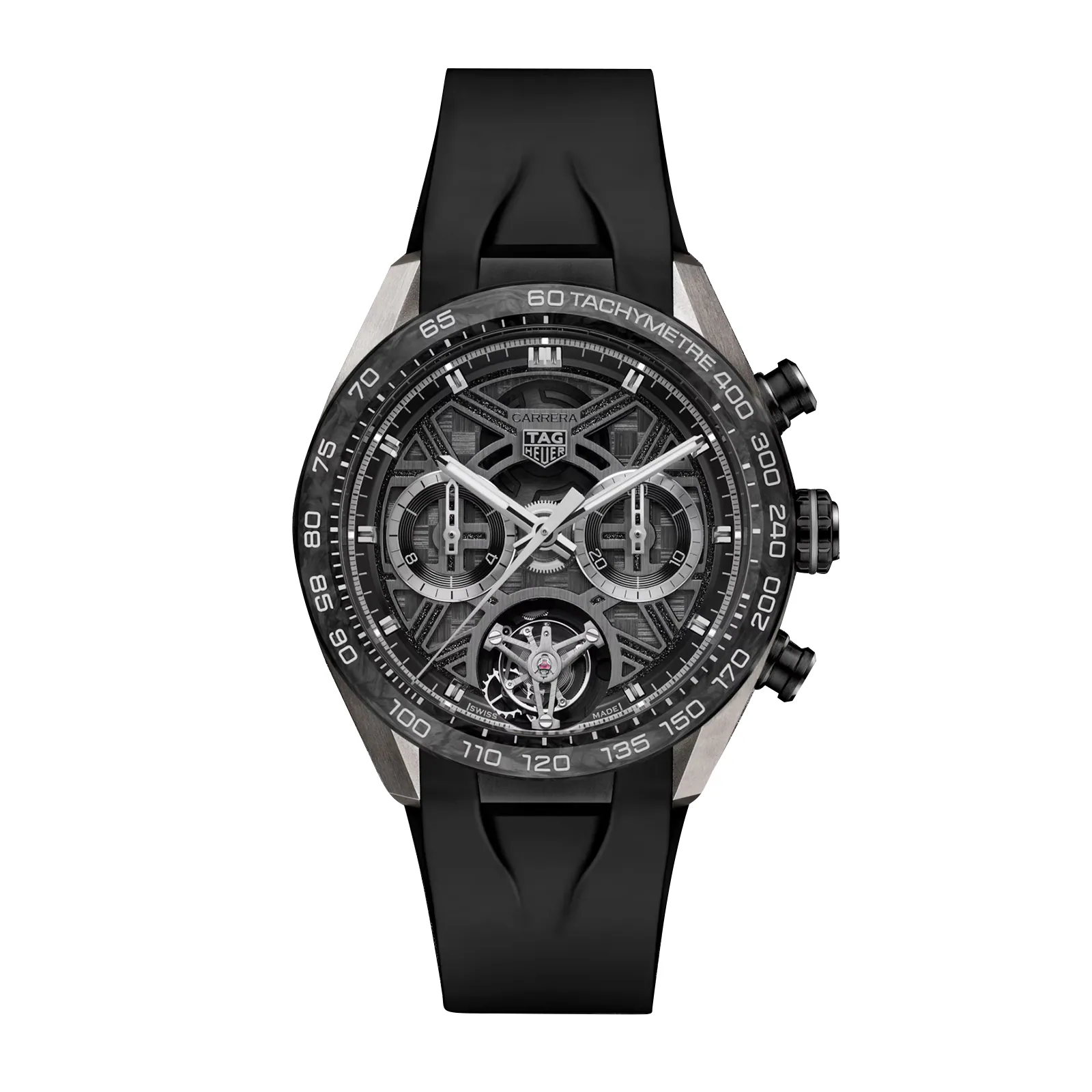 [2026 Mirror Grade]TAG Heuer Carerra Chronograph Tourbillon Extreme Sport 44mm Mens Watch Black CBU5080.FT6272