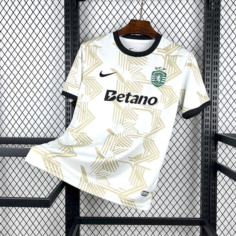 Sporting CP Soccer Jersey White Special Edition Custom Shirt 2025/26