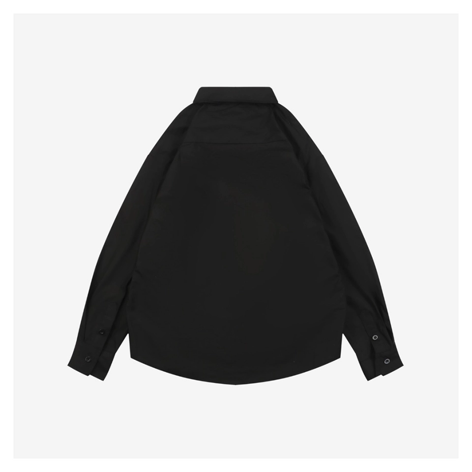 L Logo Embossed Pocket Shirt