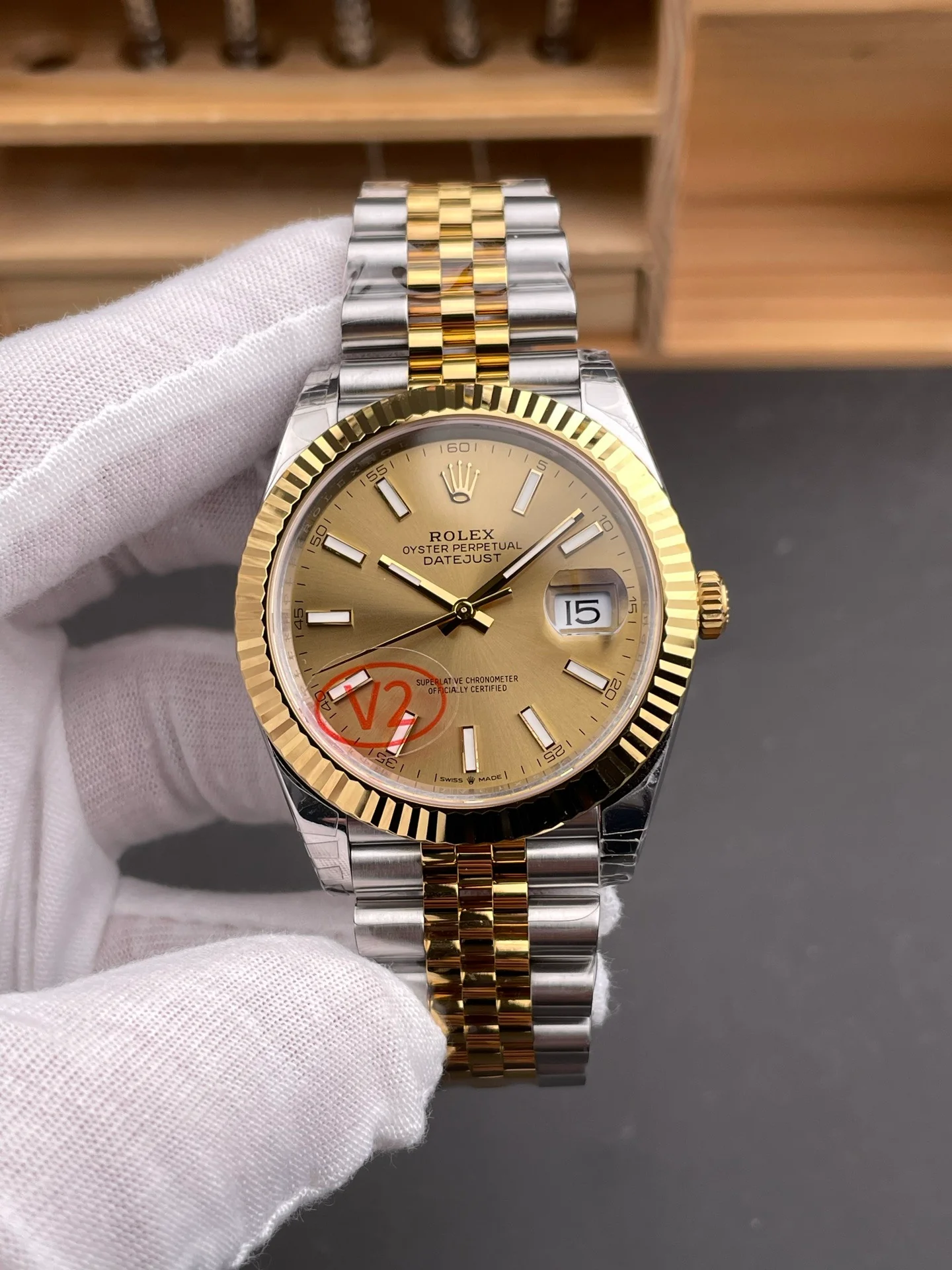Two-Tone Datejust Champagne Dial V2