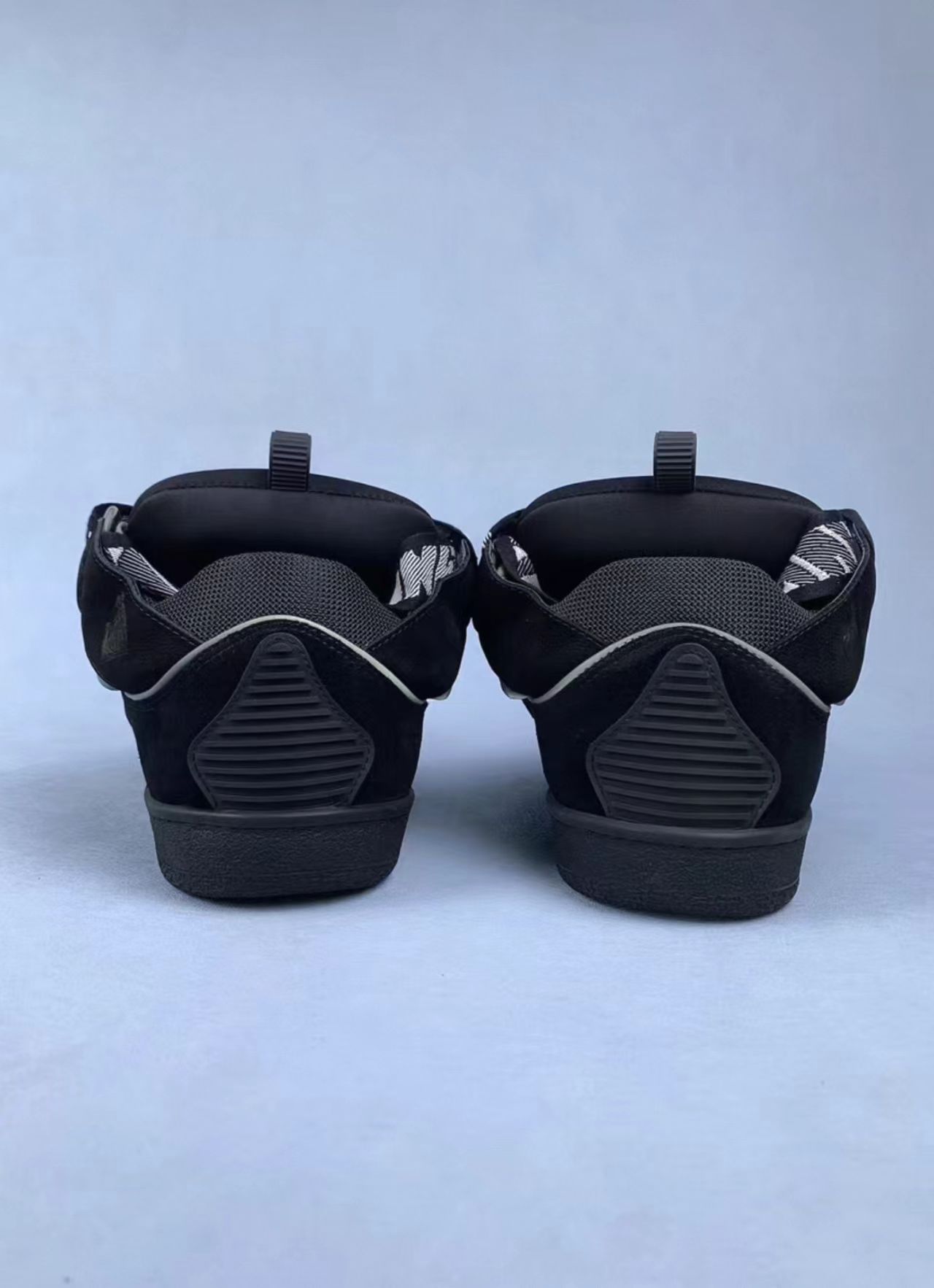 Lanvin Curb Sneakers "Black / Grey Reflective"