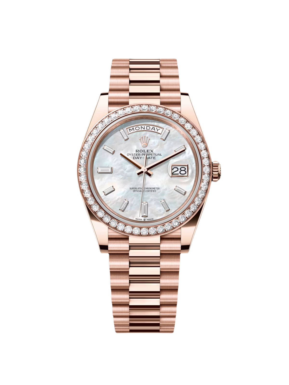 [2026 Mirror Grade]RLX  Day-Date Mother of Pearl Diamonds Dial  228345rbr-0026