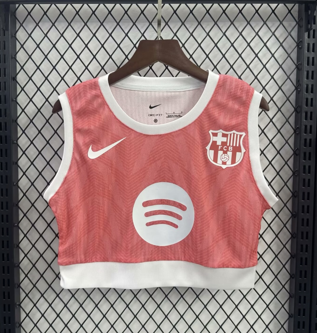 Barcelona Women's Vest Pink Special Edition Soccer Jersey 2025/26