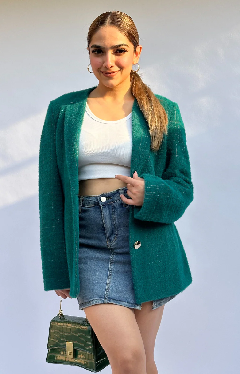 Rich Emerald Green Blazer