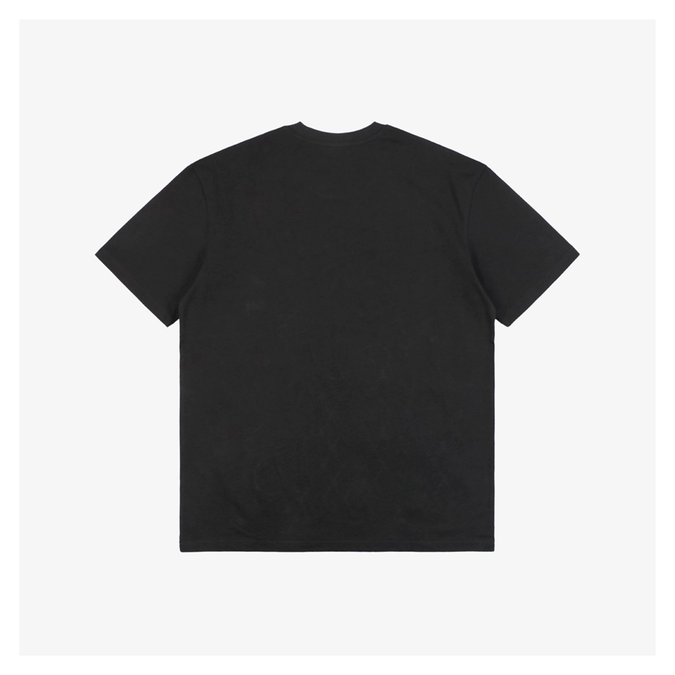 L Embroidered Anagram T-Shirt (Black/White)