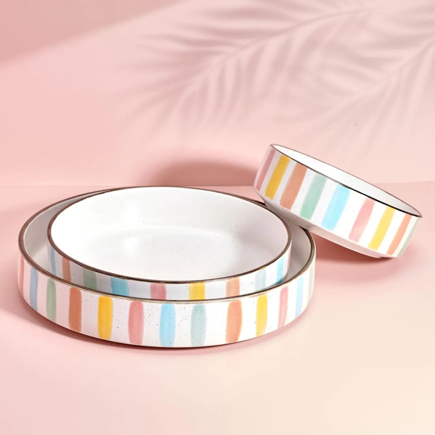 Darbie Angell Happy Spring Summer 9 Piece Bowl Set, Service for 3