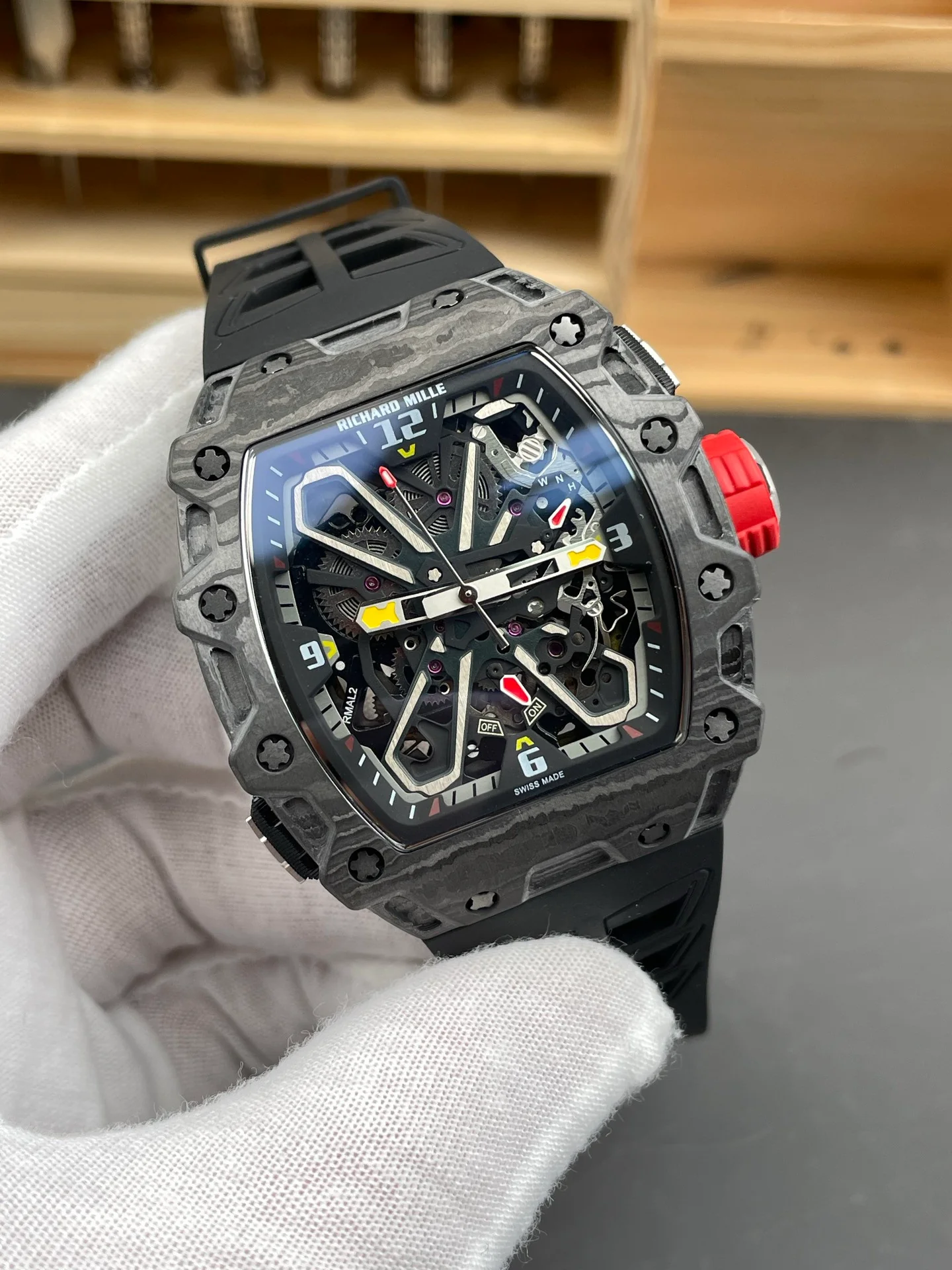 RM35-03 Carbon Fiber Black