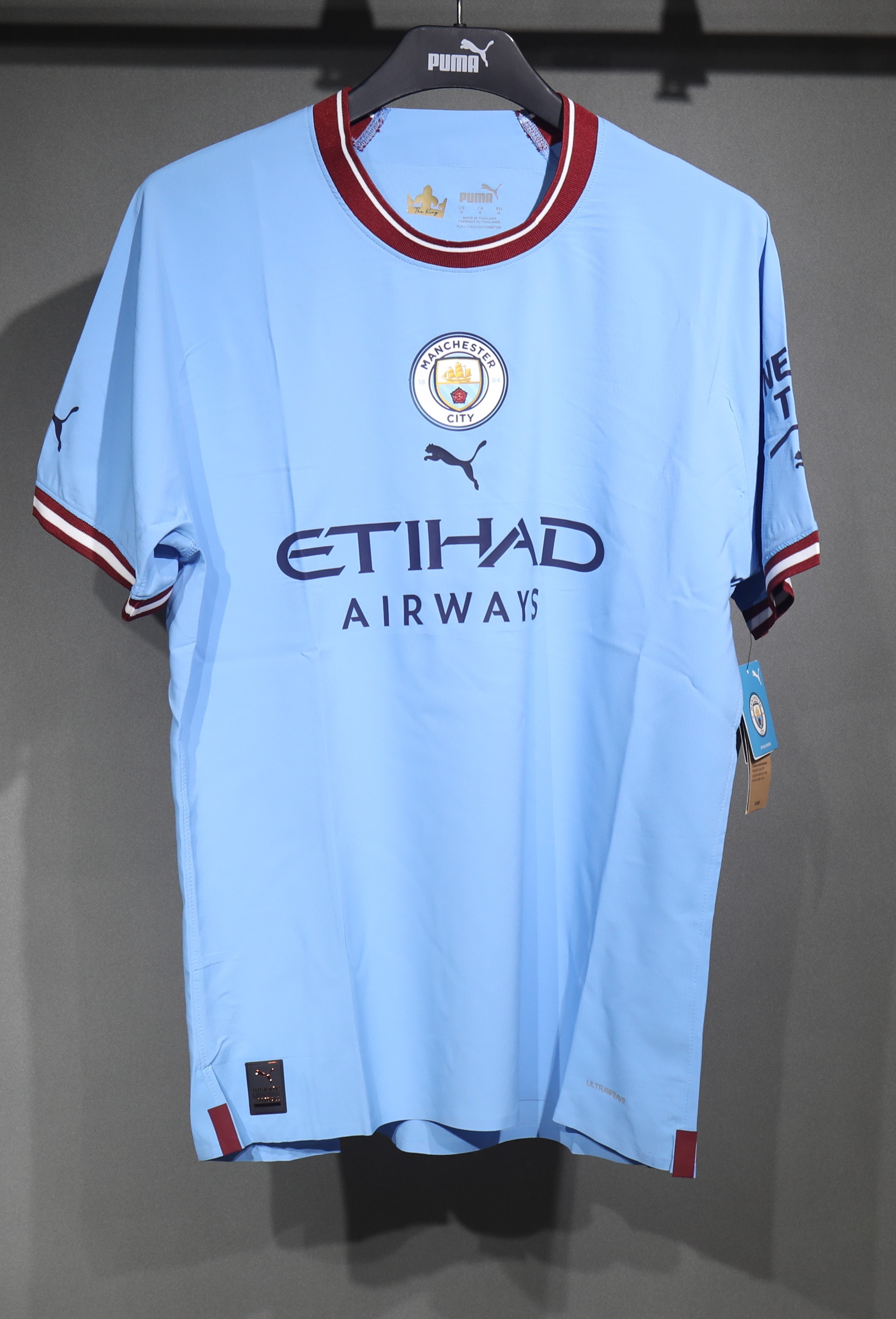 Manchester City Retro Authentic Home Football Jersey Shirt 2022/23