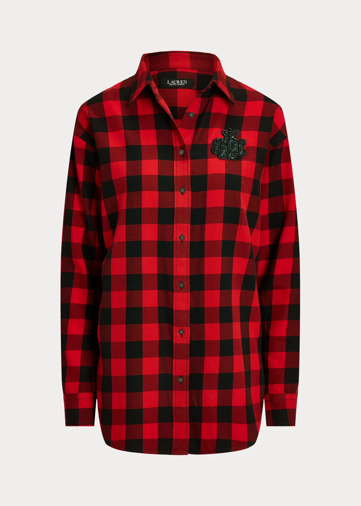 Buffalo Check Bullion Cotton Twill Shirt