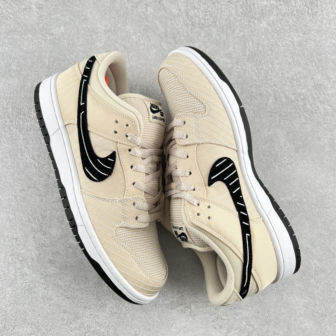NIKE SB DUNK LOW ALBINO & BLACK FD2627-200