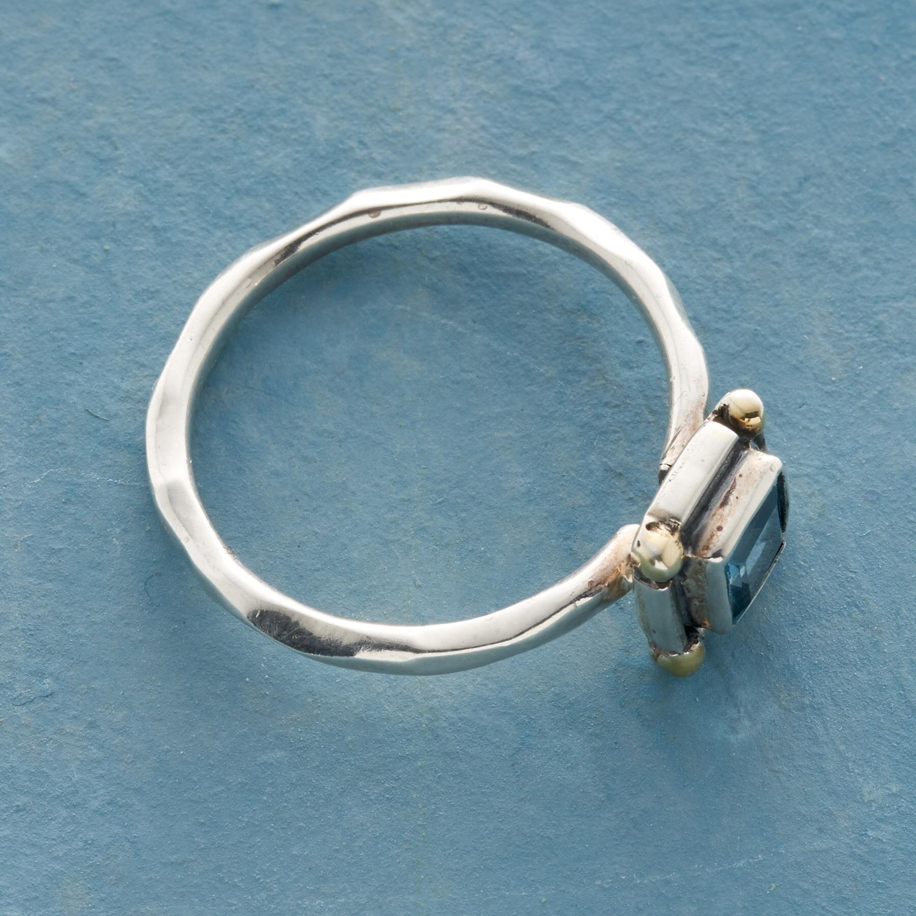 Terraced Topaz Ring