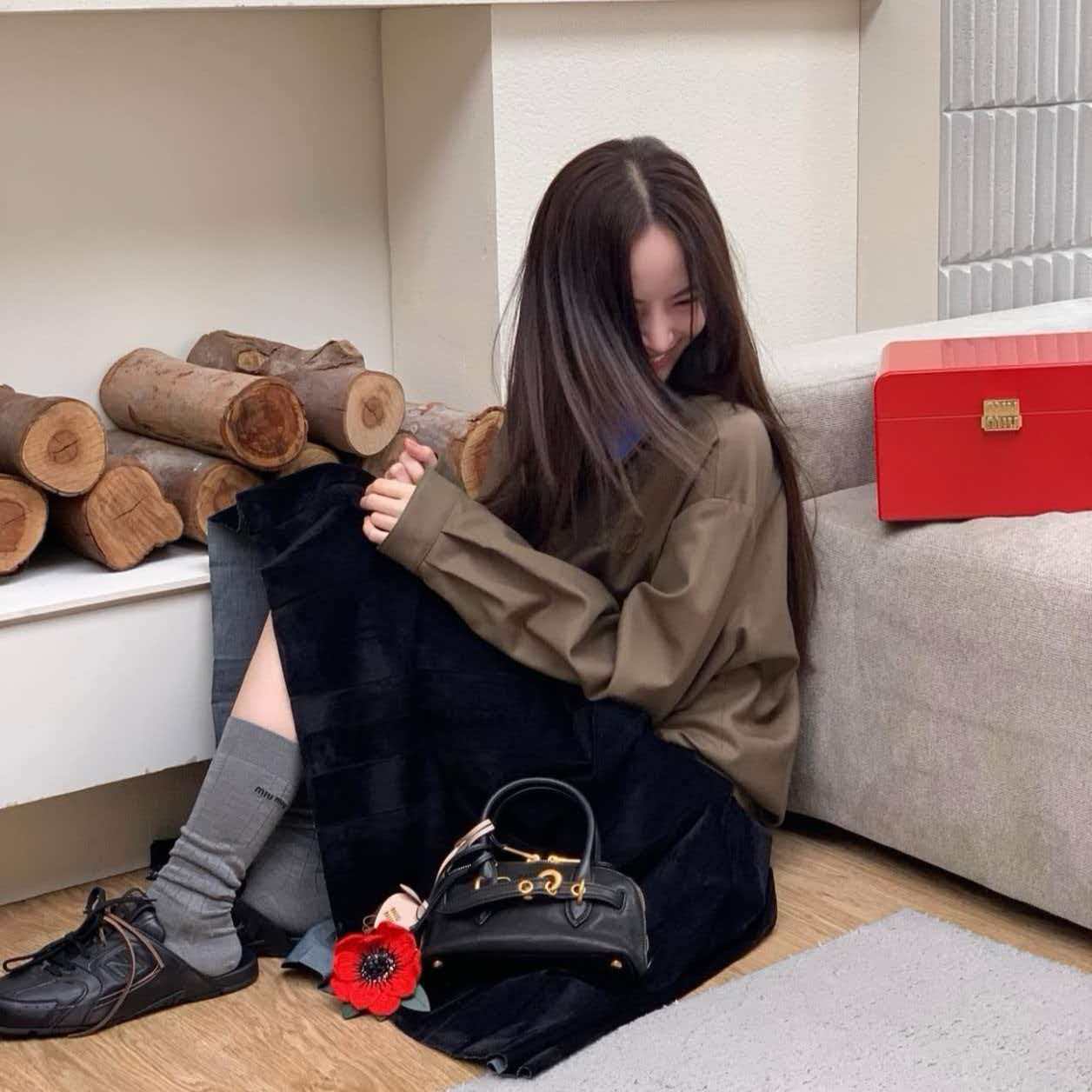 New Balance × Miu Miu 530 SL Leather Mule