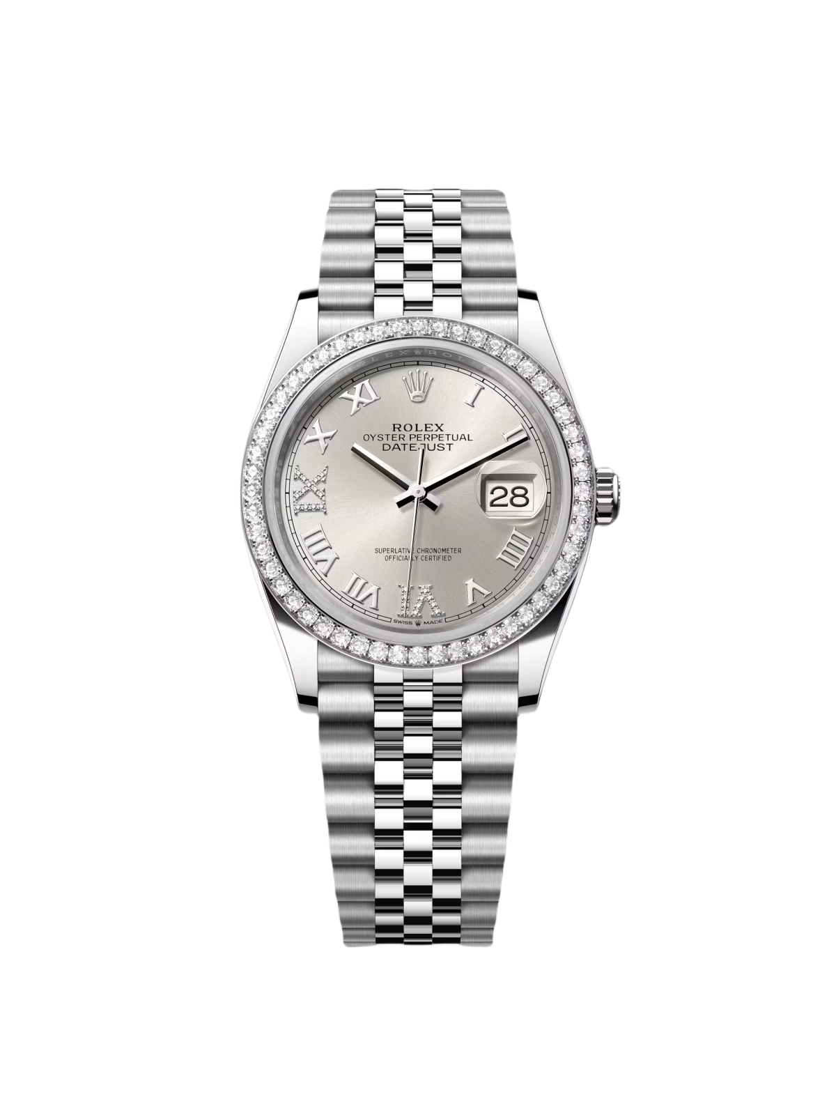 [2026 Mirror Grade]RLX  Datejust 36mm 126284 Silver Dial Jubilee Bracelet