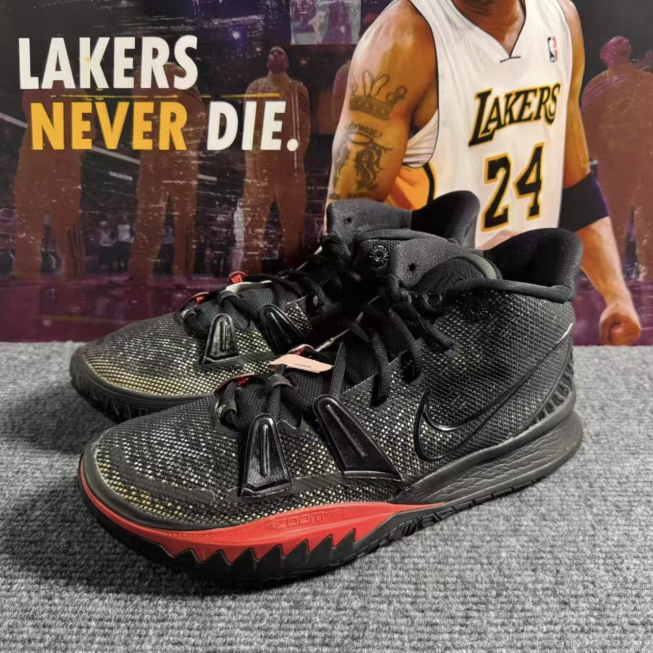 Nike Kyrie 7 Black University Red