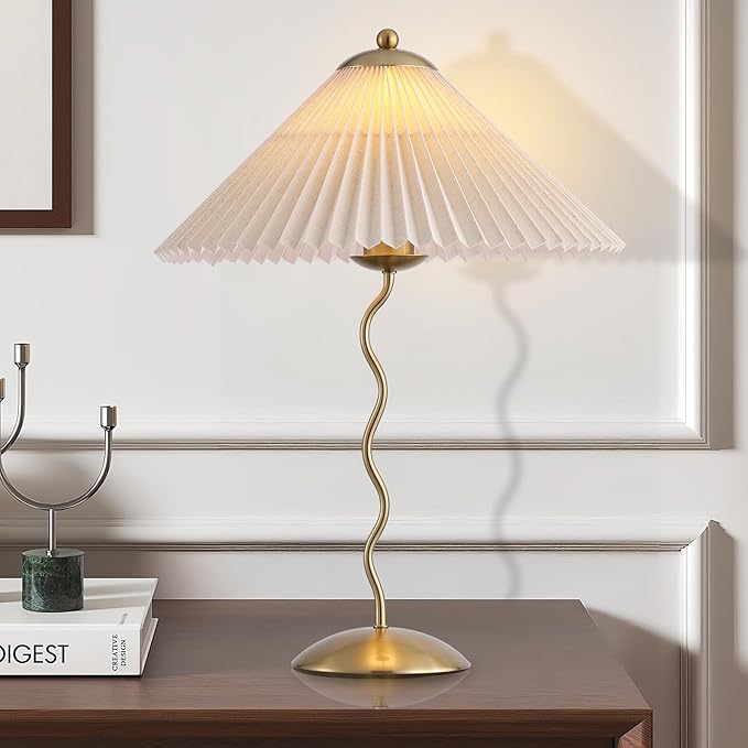 Pleated Table Lamp