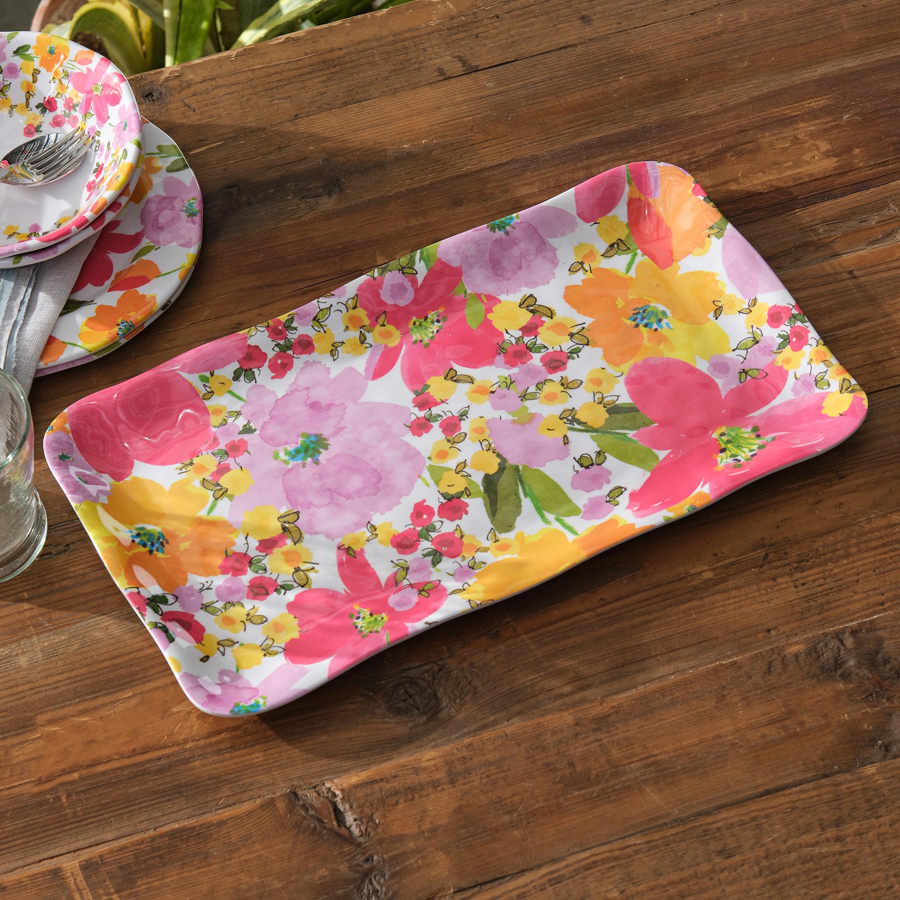 Fanciful Garden Platter
