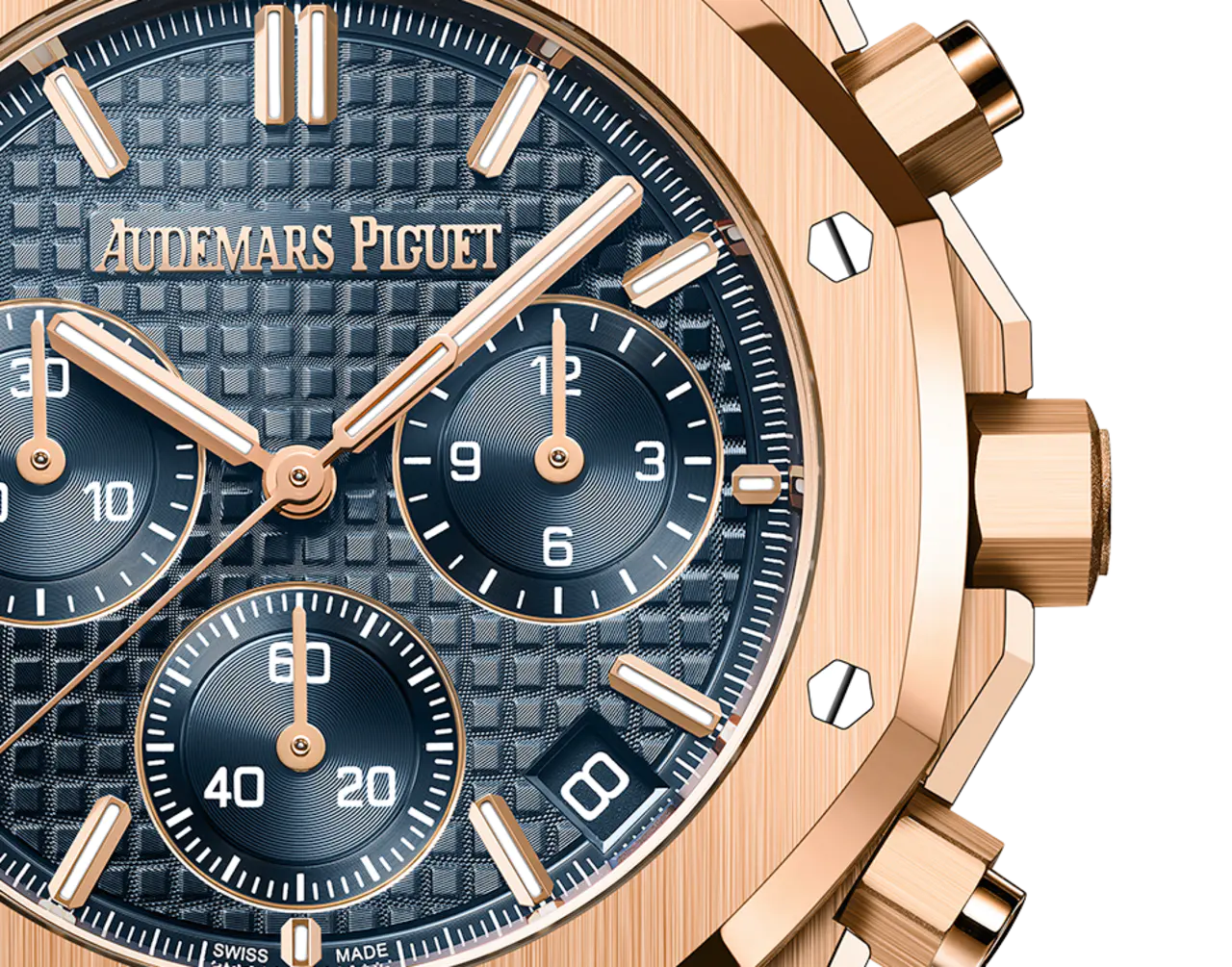 [2026 Mirror Grade]Audemars Piguet ROYAL OAK Pink Gold “Bleu nuit nuage 50” Dial CHRONOGRAPH 41mm 26240OR.OO.1320OR.05