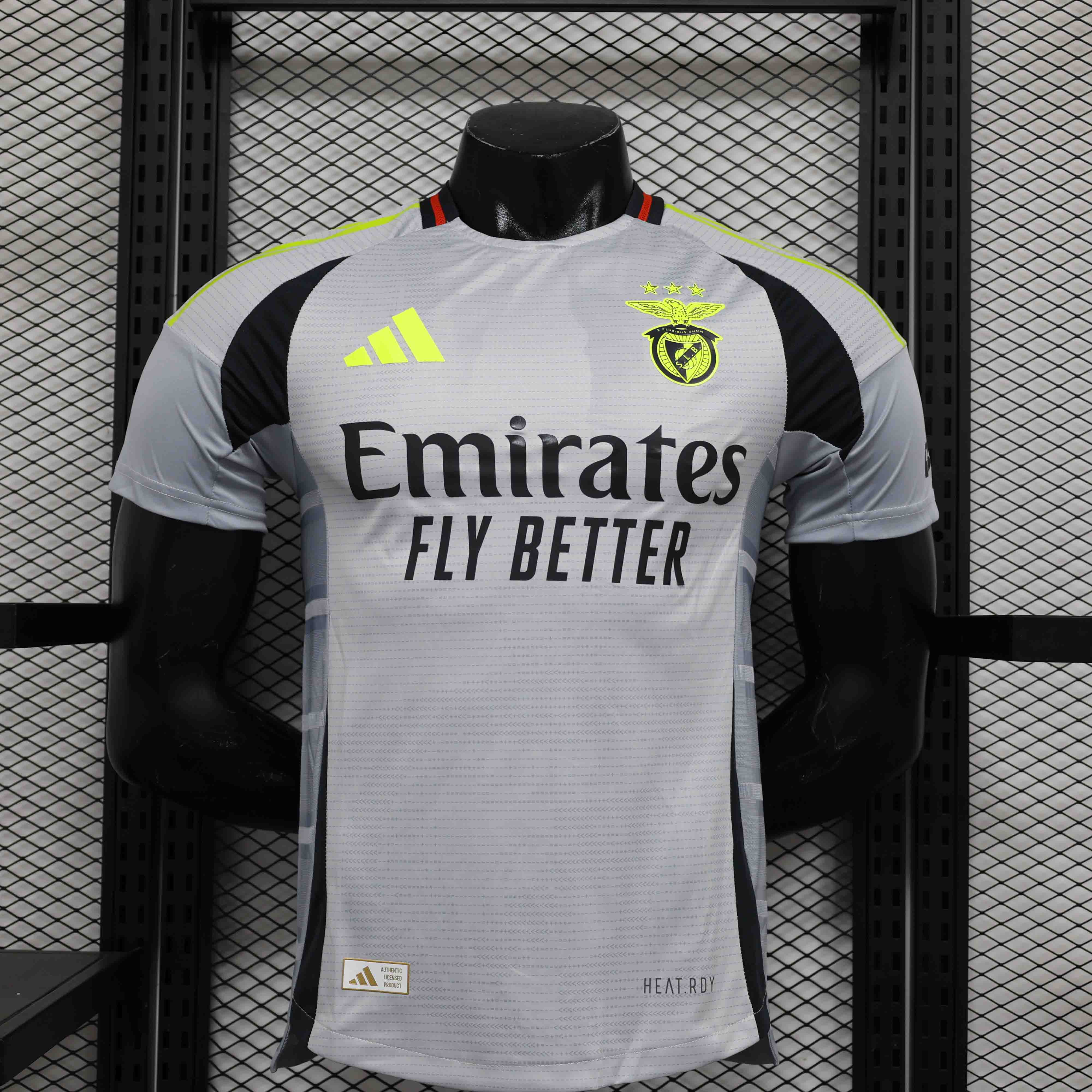 Benfica Authentic Soccer Jersey Third Away Shirt 2024/25